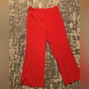 Red dress pants